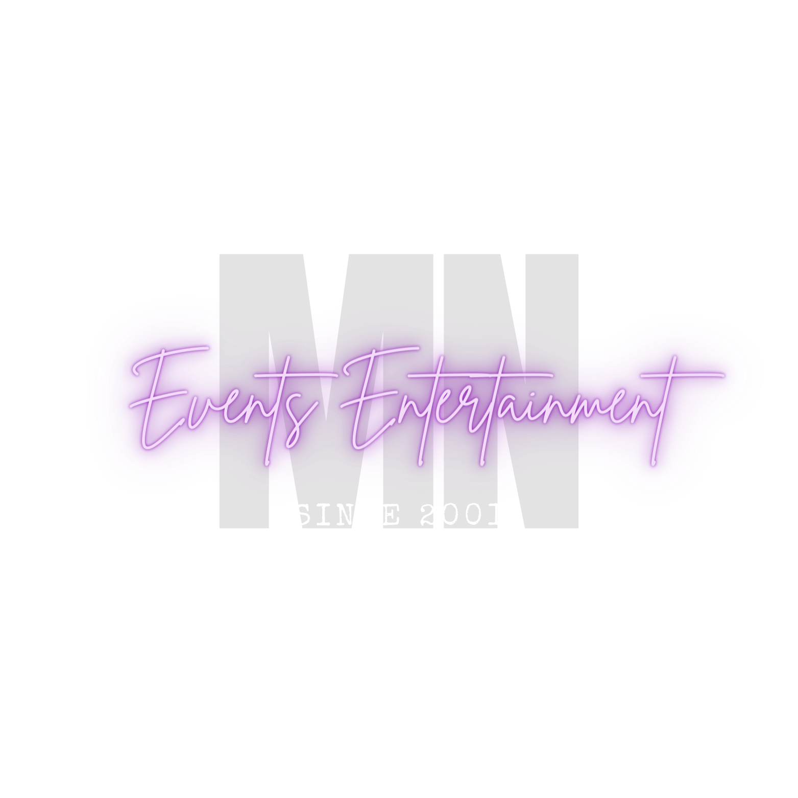 mn events entertainment black Logo higher quality no background png